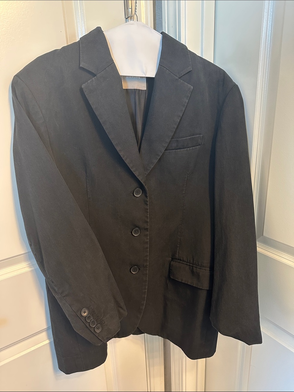 Everlane Black Single-Breasted Women's Blazer
